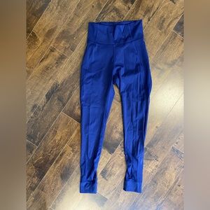 Lululemon Elastane full length leggings with mesh
